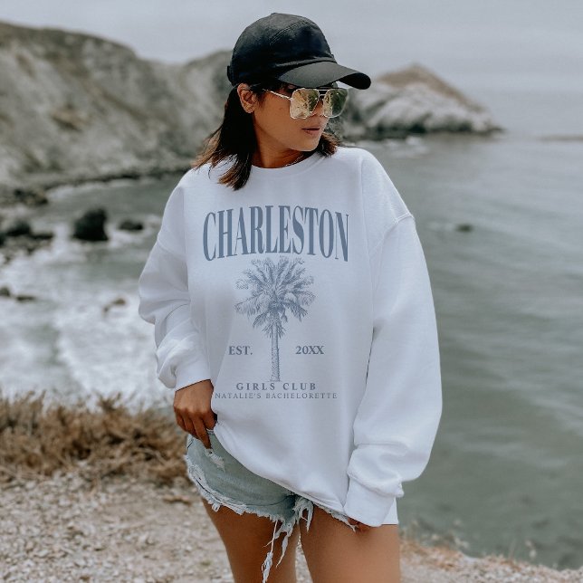 Charleston Bachelorette Custom Luxury Social Club Sweatshirt (Von Creator hochgeladen)