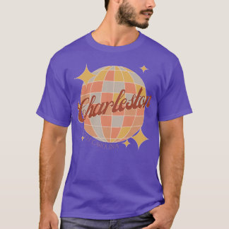 Charleston City South olina USA Retro Vintag Desi T-Shirt