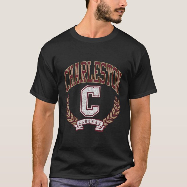 Charleston Cougars Sieg Vintag T-Shirt (Vorderseite)