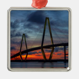 Charleston Fire like Sunset Ornament Aus Metall