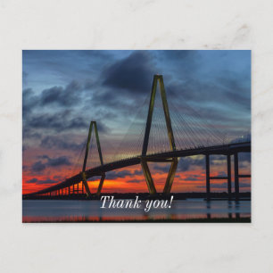 Charleston Fire like Sunset Postkarte