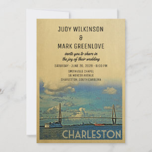 Charleston Hochzeitseinladung Vintage Mitte des Ja Einladung