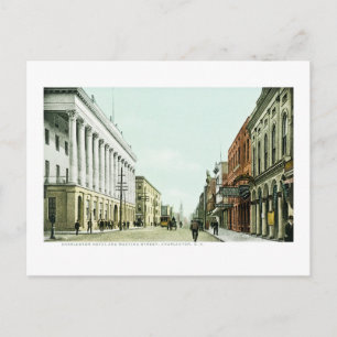 Charleston Hotel and Meeting Street, Charleston, S Postkarte