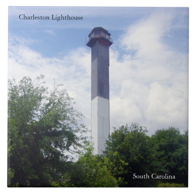 Charleston Lighthouse Fliesen (Vorderseite)