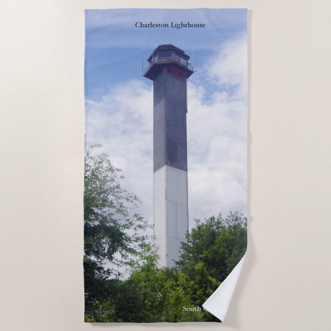 Charleston Lighthouse Strandtuch (Vorderseite)