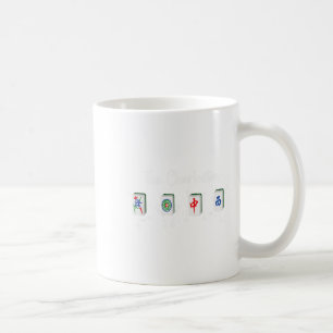 Charleston Mahjong, der Funny Mahjong Tanz Kaffeetasse