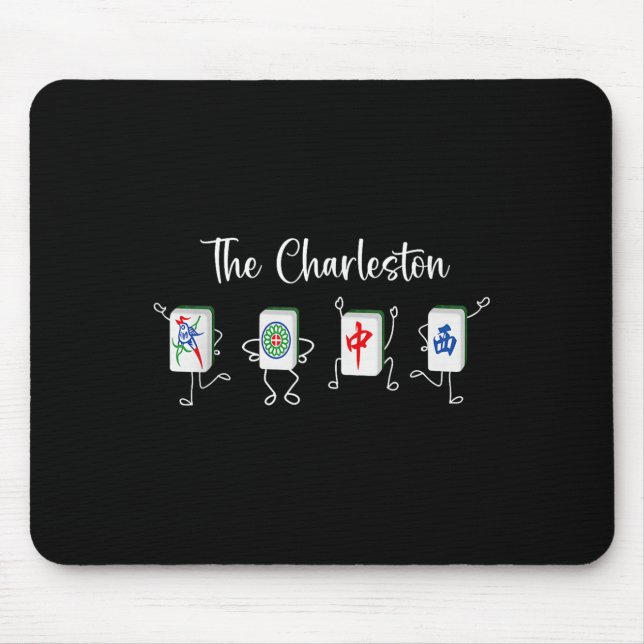 Charleston Mahjong, der Funny Mahjong Tanz Mousepad (Vorne)