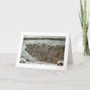 Charleston, panoramische Karte Sc - 1872