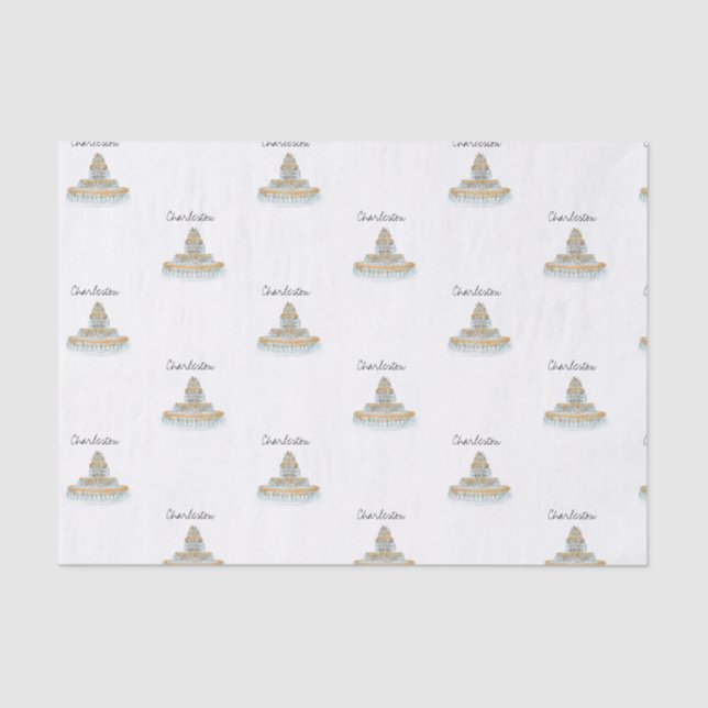 Charleston-Papierpapier Seidenpapier (Vorderseite)