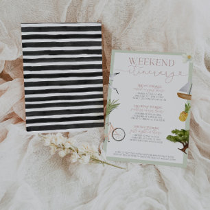 Charleston SC Bachelorette Itinerary Einladung