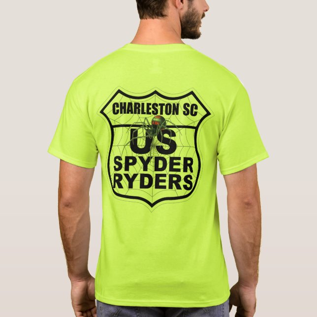 Charleston SC Kapitel - Logos 2-seitige Trans T-Shirt (Rückseite)
