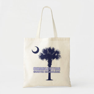 Charleston Sc (Palmetto u. Halbmond) Tragetasche