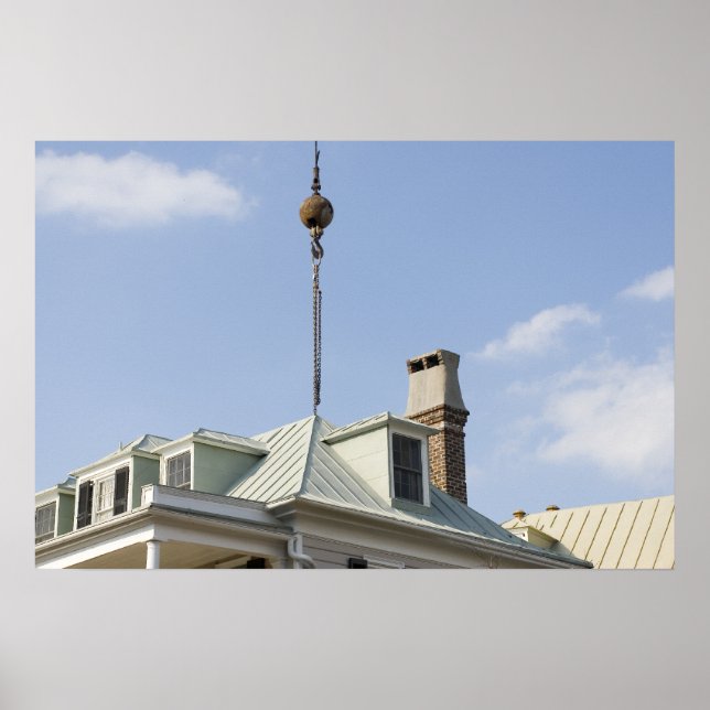 Charleston SC Rooftop Poster (Vorne)