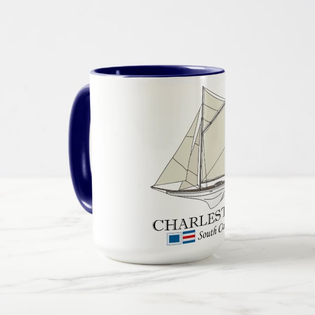 Charleston SC (SB) Tasse (Vorderseite Links)