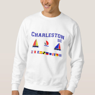 Charleston Sc-Signal-Flaggen Sweatshirt