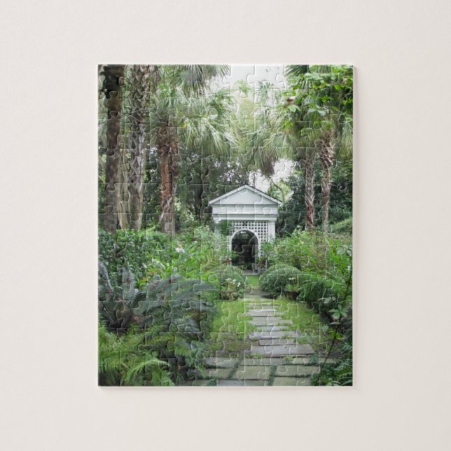 Charleston ScPalmettosgarten-u. Gazebo-Puzzlespiel Puzzle (Vertikal)