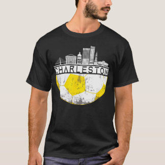 Charleston Skyline Fußballmeister Fußball Sport T-Shirt