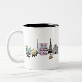 Charleston-Skyline Zweifarbige Tasse