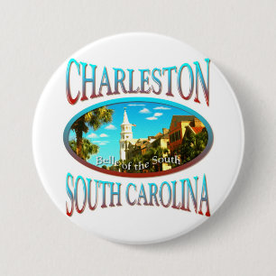 Charleston South Carolina Button