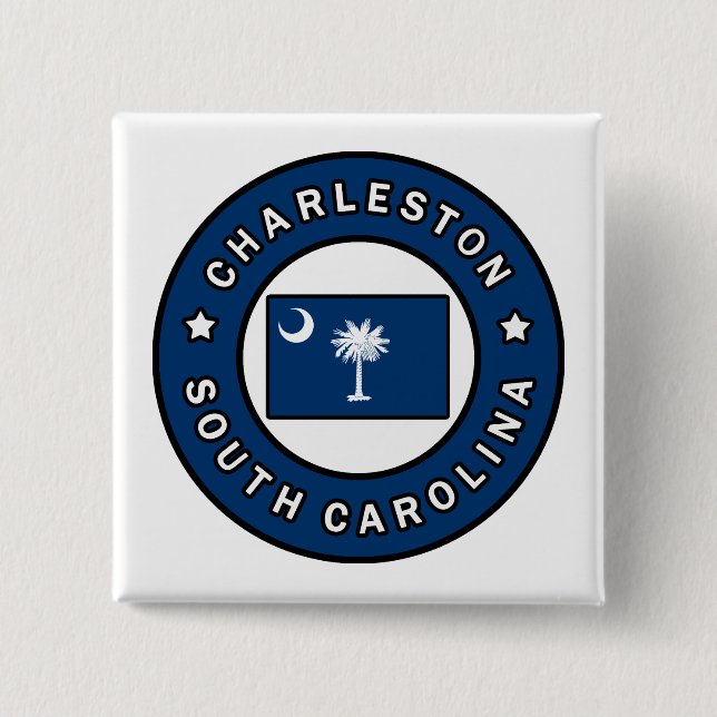 Charleston South Carolina Button (Vorderseite)