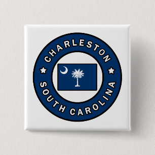 Charleston South Carolina Button