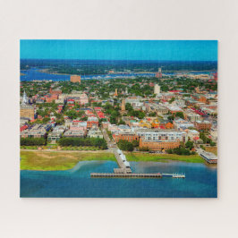 Charleston South Carolina City Skyline Foto Puzzle