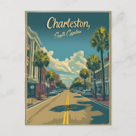 Charleston, South Carolina: Ein Vintages Postkarte