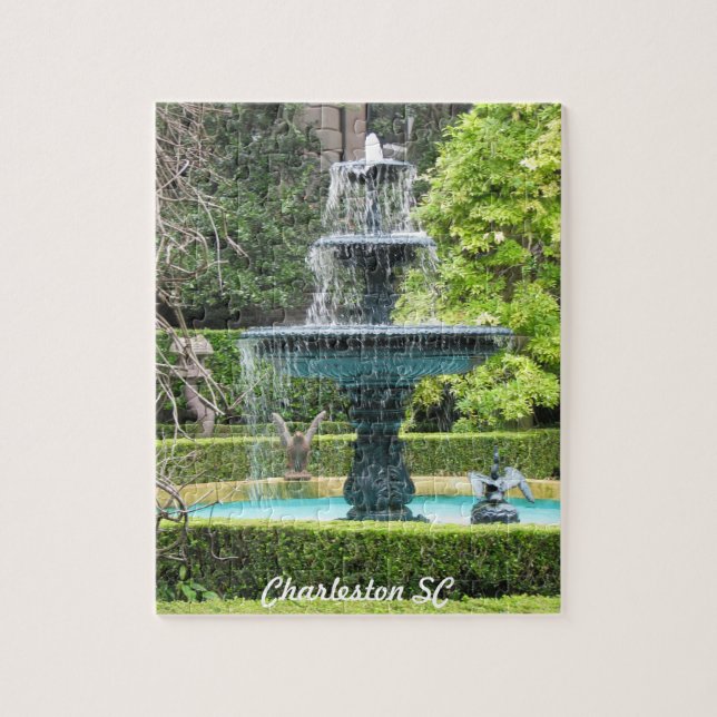 Charleston South Carolina Garden Fozzle Puzzle (Vertikal)