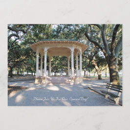 Charleston South Carolina, Gazebo, Battery Einladung