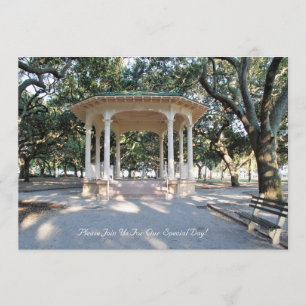 Charleston South Carolina, Gazebo, Battery Einladung
