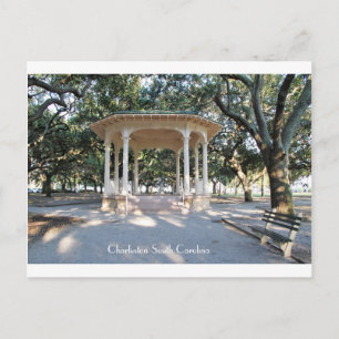 Charleston South Carolina, Gazebo, Battery Postkarte