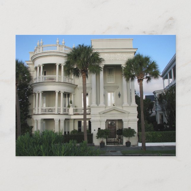 Charleston South Carolina Historic Zuhause Postcar Postkarte (Vorderseite)