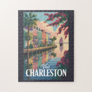 Charleston South Carolina Illustration Puzzle