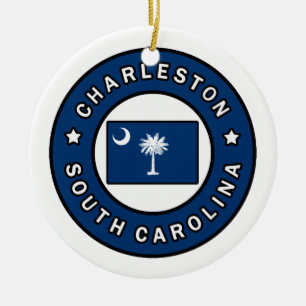 Charleston South Carolina Keramik Ornament