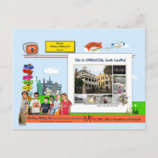 Charleston, South Carolina, kümmert sich um seine  Postkarte