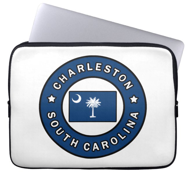 Charleston South Carolina Laptopschutzhülle (Vorderseite)