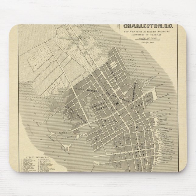 Charleston, South Carolina Mousepad (Vorne)
