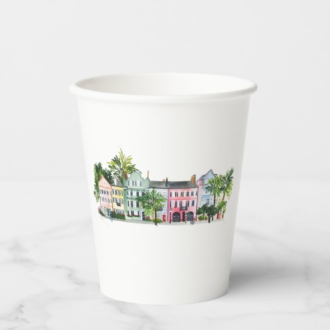 Charleston South Carolina Pappbecher (Vorderseite)