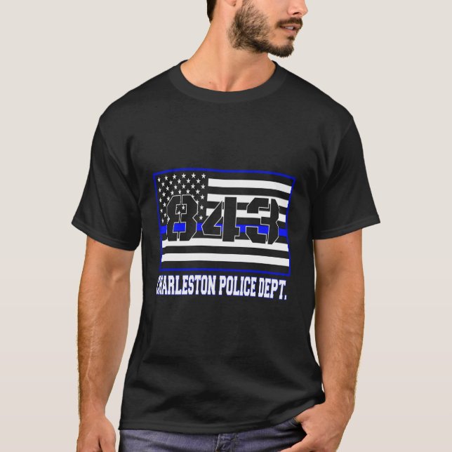 Charleston South Carolina Polizeichef T-Shirt (Vorderseite)
