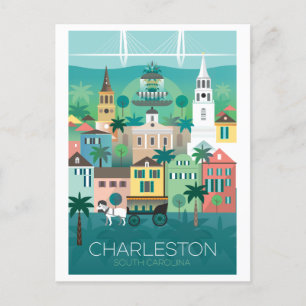 Charleston, South Carolina Postcard Postkarte