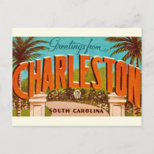 Charleston South Carolina Postkarte