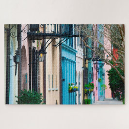 Charleston South Carolina Rainbow Row Houses Puzzle