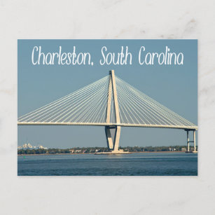 Charleston South Carolina Ravenel Bridge Post Card Postkarte