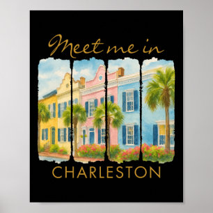 Charleston South Carolina Reise Trip Meet Me In C Poster