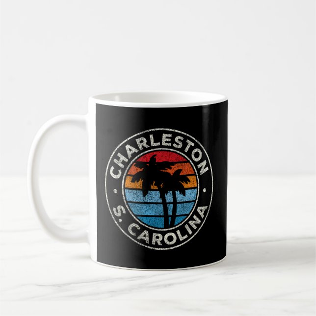 Charleston South Carolina Sc 70er Kaffeetasse (Links)