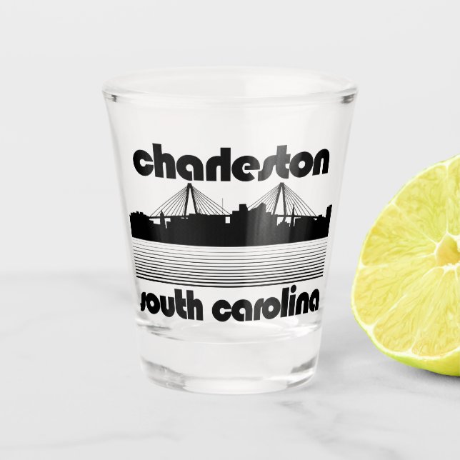 Charleston, South Carolina Schnapsglas (Vorderseite)
