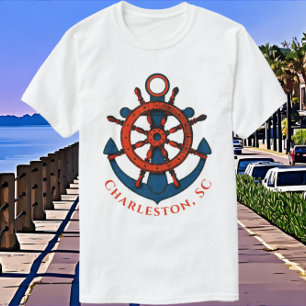 Charleston South Carolina Schöne Kunst T-Shirt