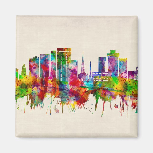 Charleston South Carolina Skyline Magnet (Vorne)