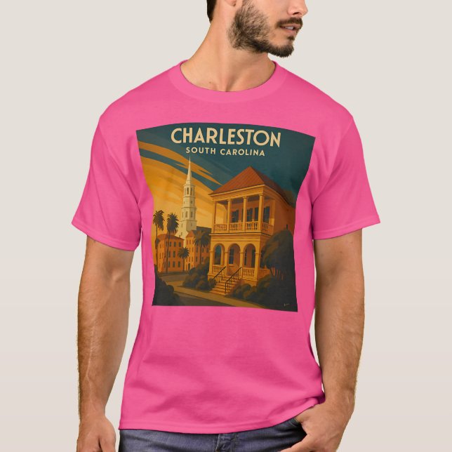 Charleston South Carolina T-Shirt (Vorderseite)