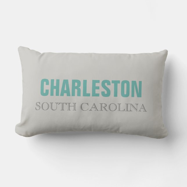 Charleston South Carolina Throw Pillow Lendenkissen (Vorderseite)